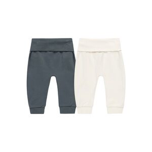 Quincy Mae - Baby Pant Set - Indigo, Ivory